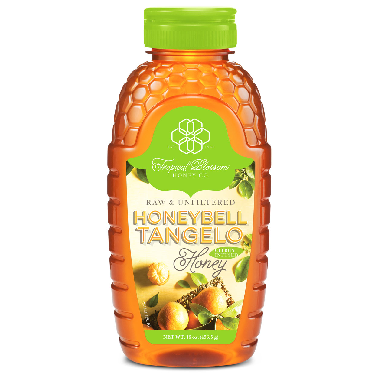 Flavor: Honeybell Tangelo Raw & Unfiltered Honey